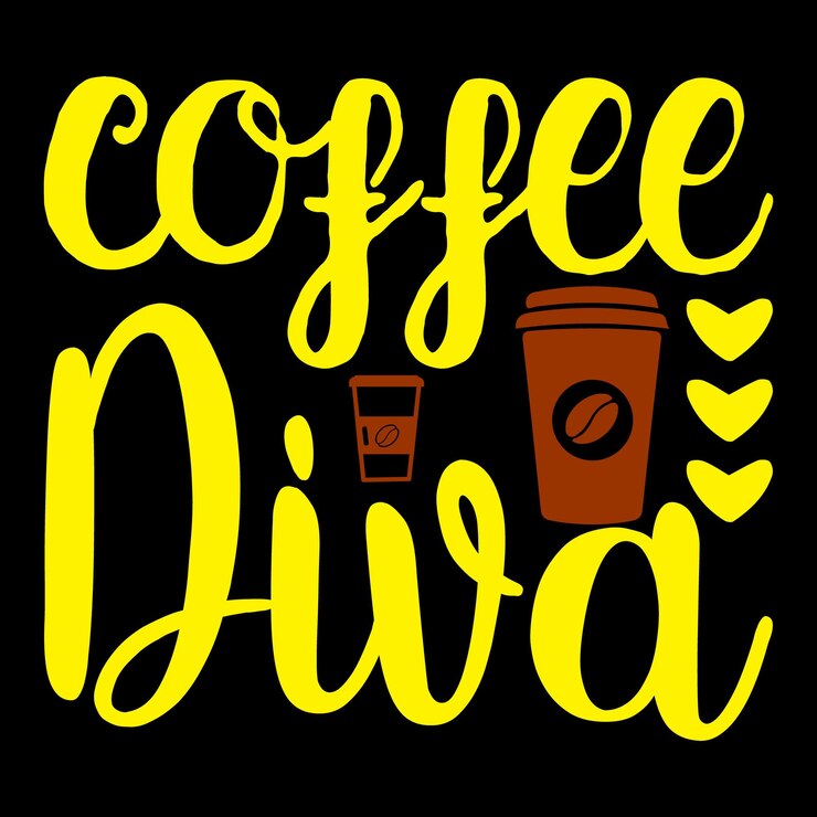 Diseño de camiseta de café