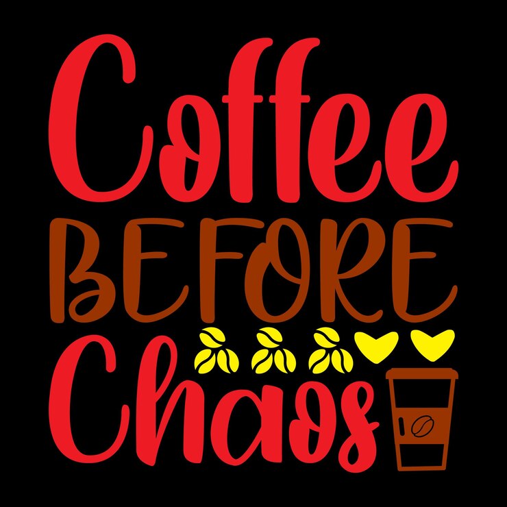 Diseño de camiseta de café