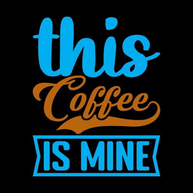 Diseño de camiseta de café