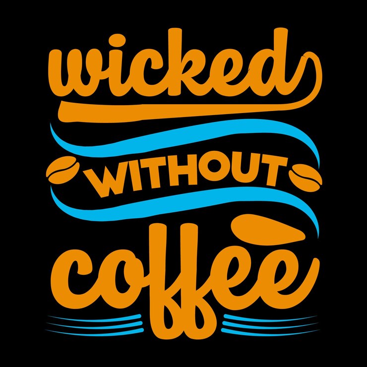 diseño de camiseta de café