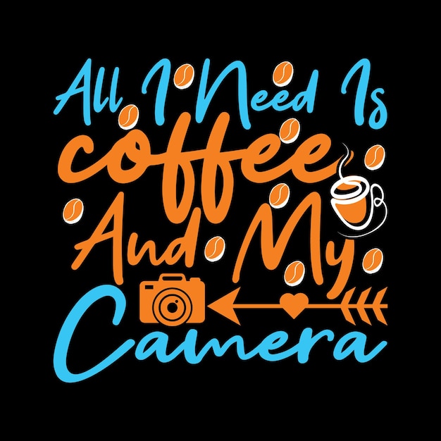 Diseño de camiseta de café