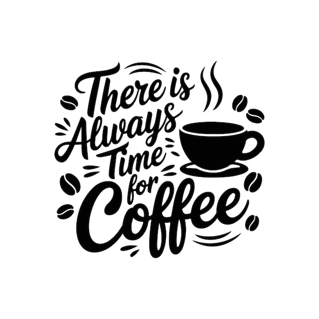 Diseño de camiseta de café.