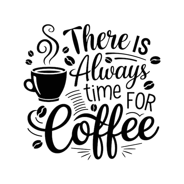 Diseño de camiseta de café.