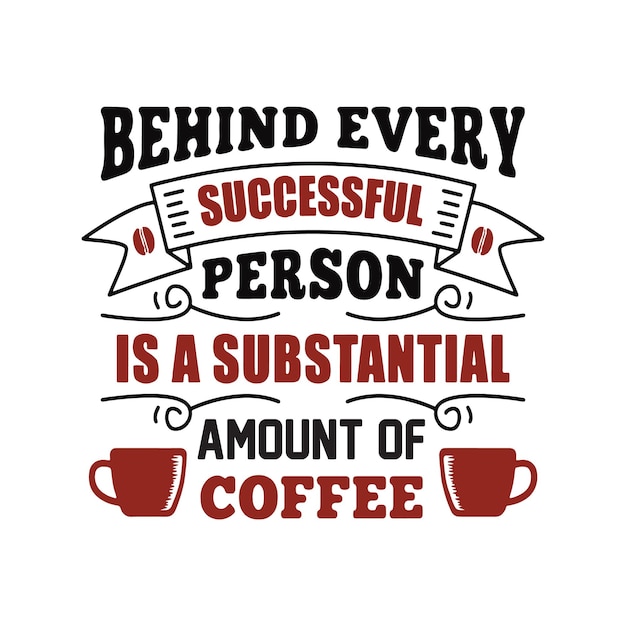 diseño de camiseta de café