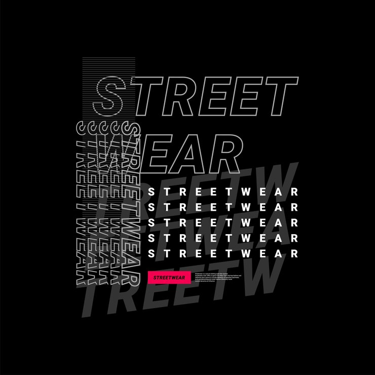Diseño de camiseta de calle adecuado para chaquetas de serigrafía y otros