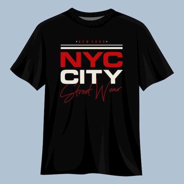 Diseño de camiseta de calle urbana de la ciudad de nueva york