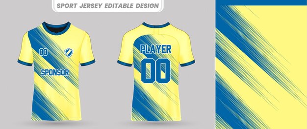 diseño de camiseta de camiseta de fútbol premium para sublimación