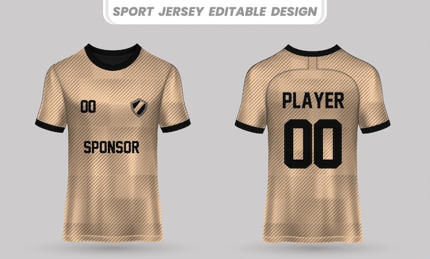 diseño de camiseta de camiseta de fútbol premium para sublimación