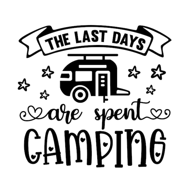 Diseño de camiseta de campamento