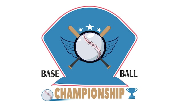Diseño de camiseta de campeonato de béisbol, camiseta Retro Wavy SVG, camiseta de tipografía de béisbol.