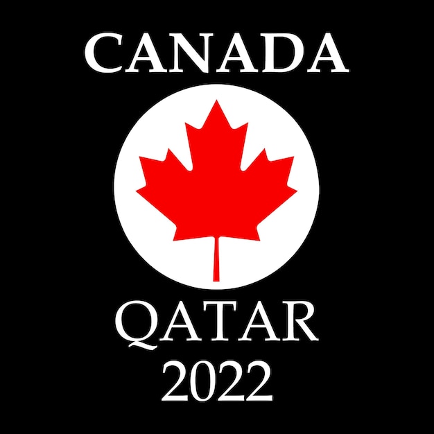 Diseño de camiseta de Canadá Qatar 2022