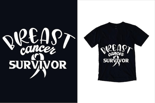 Diseño de camiseta de cáncer de mama