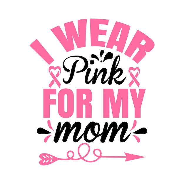 diseño de camiseta de cáncer de mama