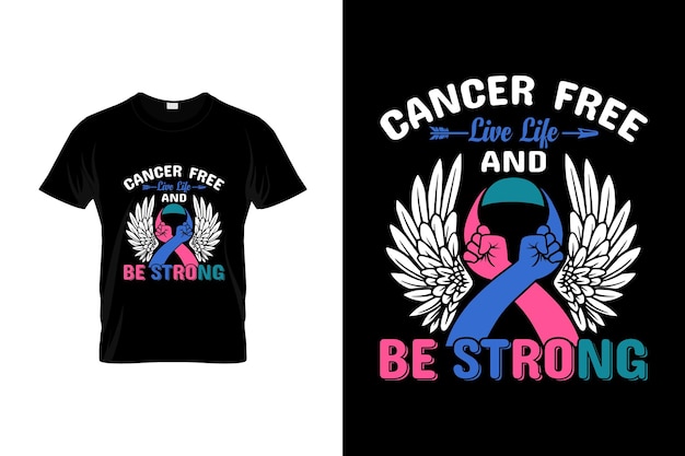 Vector diseño de camiseta de cáncer de tiroides o diseño de póster de cáncer de tiroides cotizaciones de cáncer de tiroides