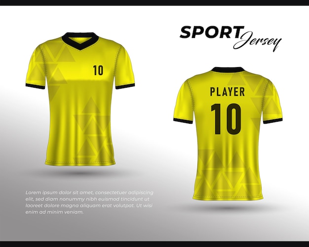 Diseño de camiseta de carreras deportivas, diseño de camiseta en la parte delantera trasera. diseño deportivo para camiseta de juego de ciclismo de carreras de fútbol