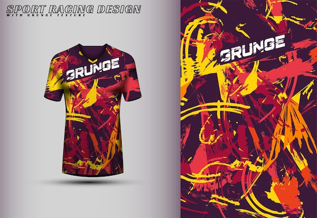 Diseño de camiseta de carreras frontal Diseño deportivo para vector de juego de camiseta de ciclismo de carreras