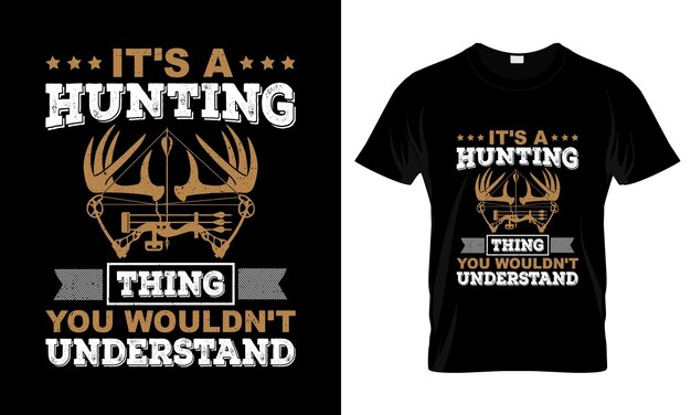 Diseño de camiseta de caza