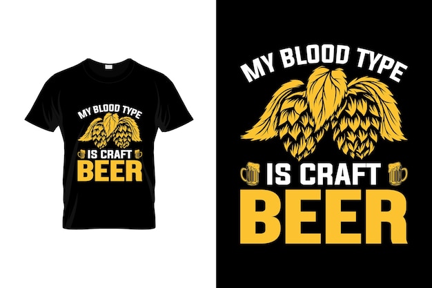 Diseño de camiseta de cerveza artesanal o diseño de póster de cerveza artesanal Cotizaciones de cerveza artesanal Tipografía de cerveza artesanal