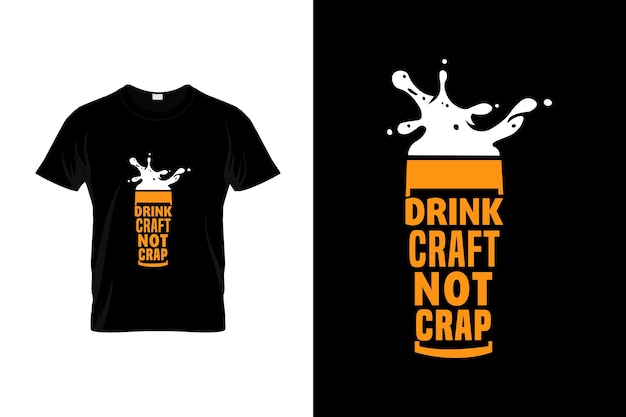 Diseño de camiseta de cerveza artesanal o diseño de póster de cerveza artesanal Cotizaciones de cerveza artesanal Tipografía de cerveza artesanal