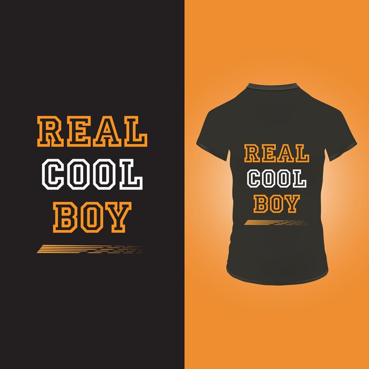 Diseño de camiseta de chico realmente genial