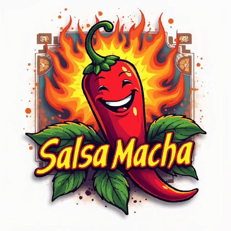 un diseño de camiseta de un chile con la palabra papra escrita en él
