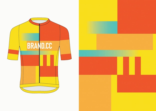 Diseño de la camiseta de ciclismo Diseño del camiseta deportivo