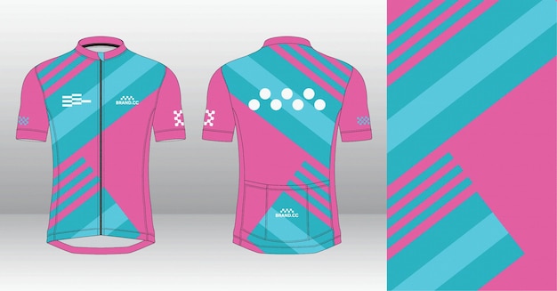 Diseño de la camiseta de ciclismo Diseño del camiseta deportivo