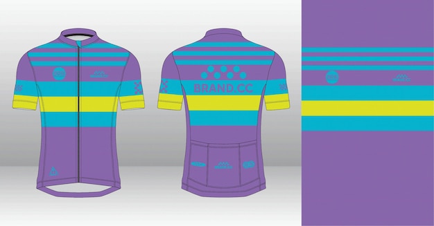 Diseño de la camiseta de ciclismo Diseño del camiseta deportivo