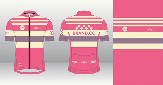 Diseño de la camiseta de ciclismo Diseño del camiseta deportivo