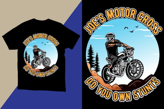 Diseño de camiseta de ciclismo de montaña.
