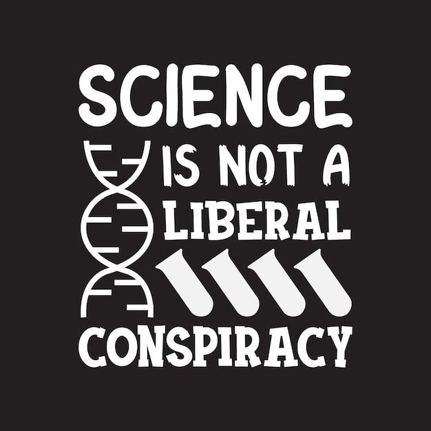 Diseño de camiseta de ciencia.