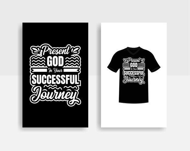 Vector diseño de camiseta de cita inspiradora motivacional