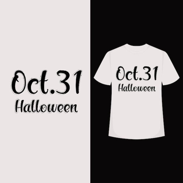 Diseño de camiseta de citas de Halloween