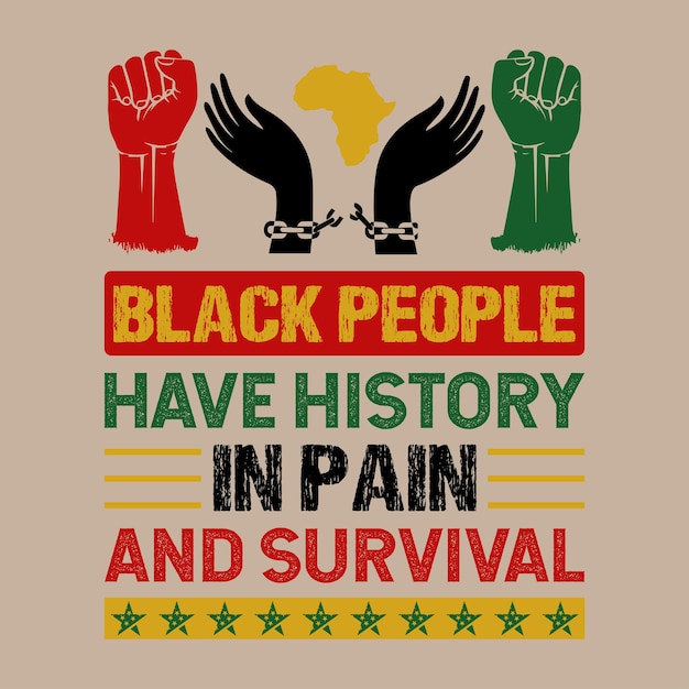 Diseño de camiseta de citas de Juneteenth