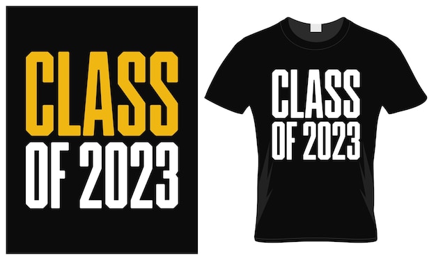 Diseño de camiseta de la clase de 2023.