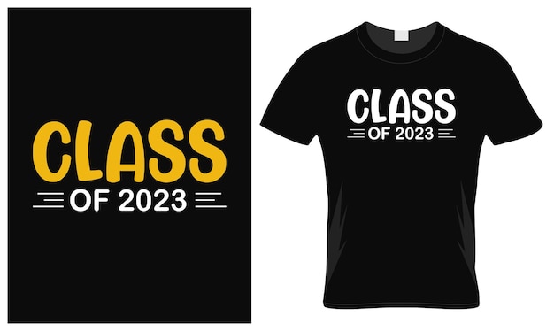 Diseño de camiseta de la clase de 2023.