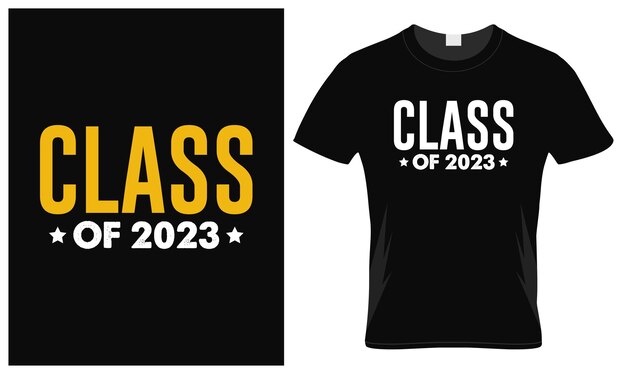 Diseño de camiseta de la clase de 2023.