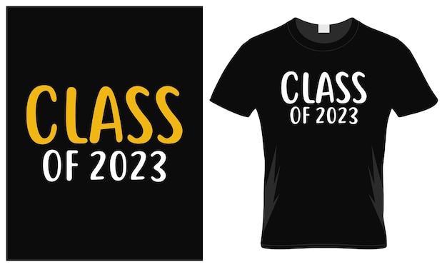 Diseño de camiseta de la clase de 2023.