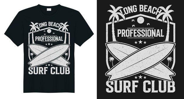 Diseño de camiseta club de surf surf diseño de camiseta vintage