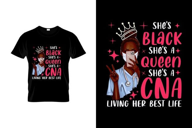 Diseño de camiseta CNA o diseño de póster CNA o diseño de camiseta CNA