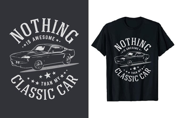diseño de camiseta de coche clásico coches antiguos gráfico de camiseta vectorial coches retro gráfico de camiseta personalizada