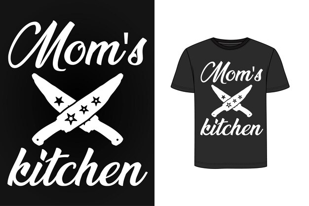 Diseño de camiseta de cocina.