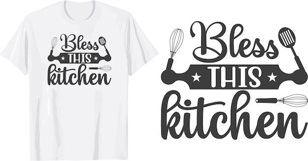 Diseño de camiseta de cocina.