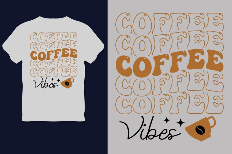 Diseño de camiseta Coffee Coffee Coffee Vibes
