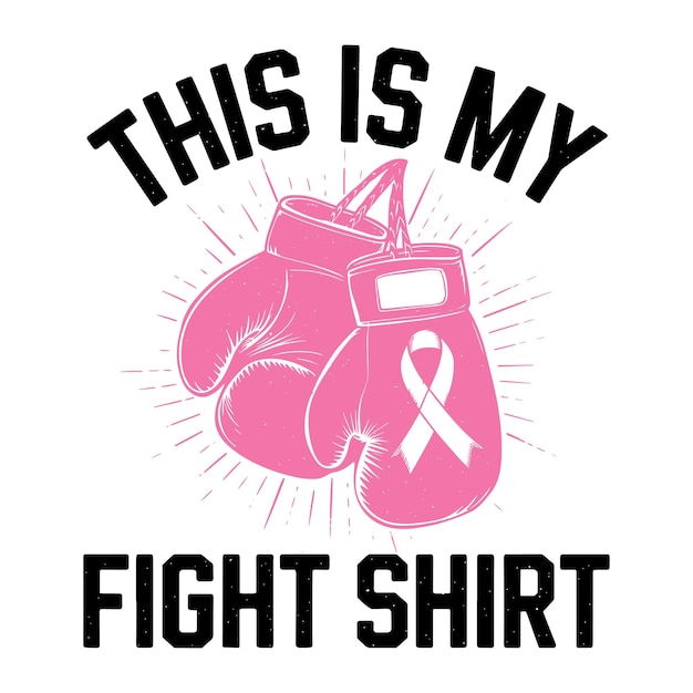 Diseño de camiseta de concienciación sobre el cáncer de mama Camiseta de regalo para mujeres