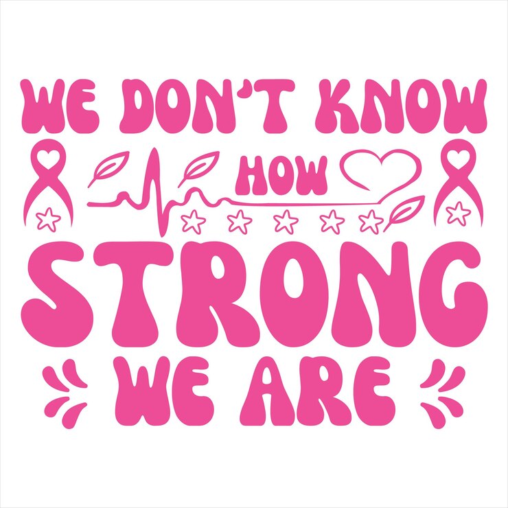 Diseño de camiseta de concienciación sobre el cáncer de mama con cinta rosa