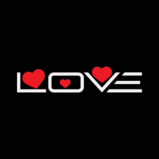 Diseño de camiseta de corazón