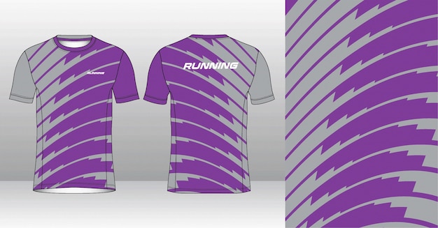 El diseño de la camiseta de correr, el deporte, el arte de la camisa.