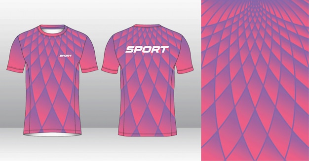 El diseño de la camiseta de correr, el deporte, el arte de la camisa.