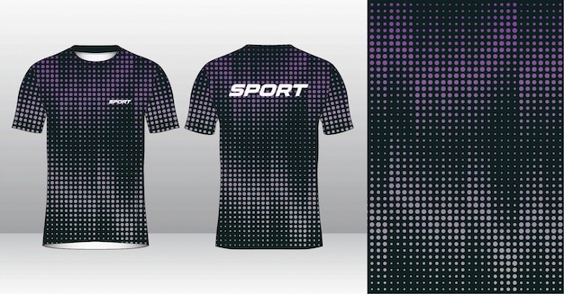 El diseño de la camiseta de correr, el deporte, el arte de la camisa.